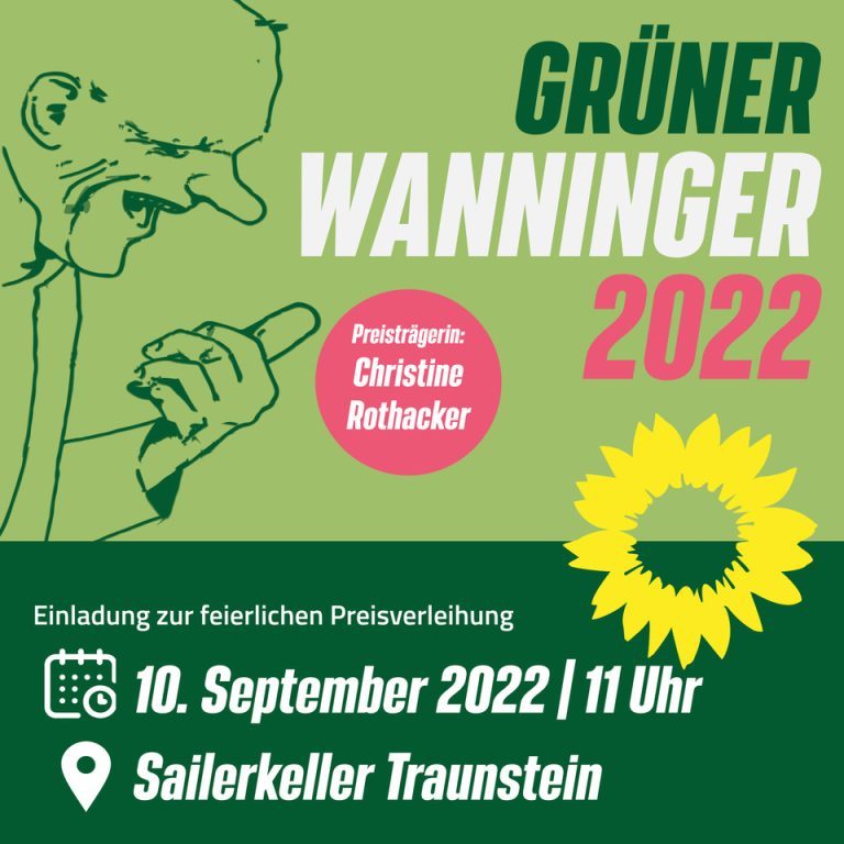 Verleihung des Grünen Wanningers