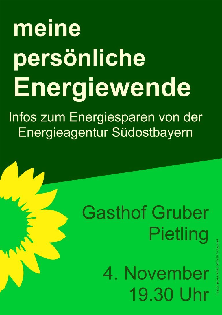 Meine persönliche Energiewende – Möglichkeiten für Immobilieneigentümer und Mieter für Heizung und Strom weniger Energie zu verbrauchen und so Geld und Ressourcen zu sparen