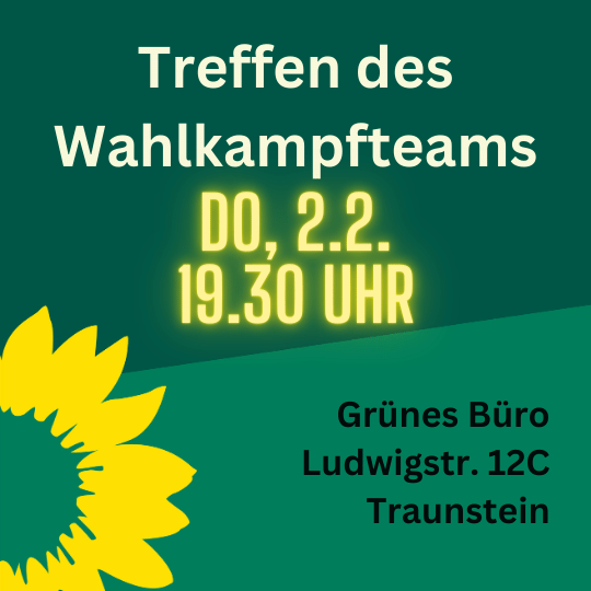 Treffen des Wahlkampfteams