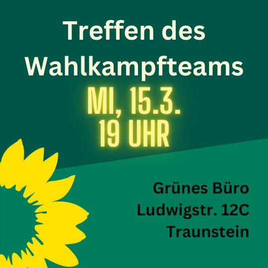 Treffen des Wahlkampfteams