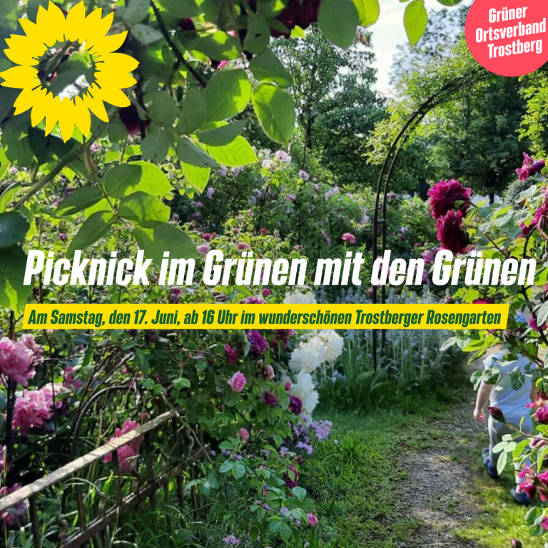 Picknick im Grünen mit den Grünen