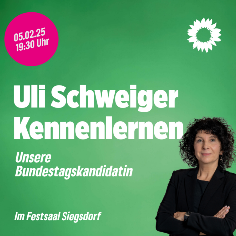 Kennenlernen unserer Bundestagskandidatin Ulrike Schweiger im Festsaal Siegsdorf