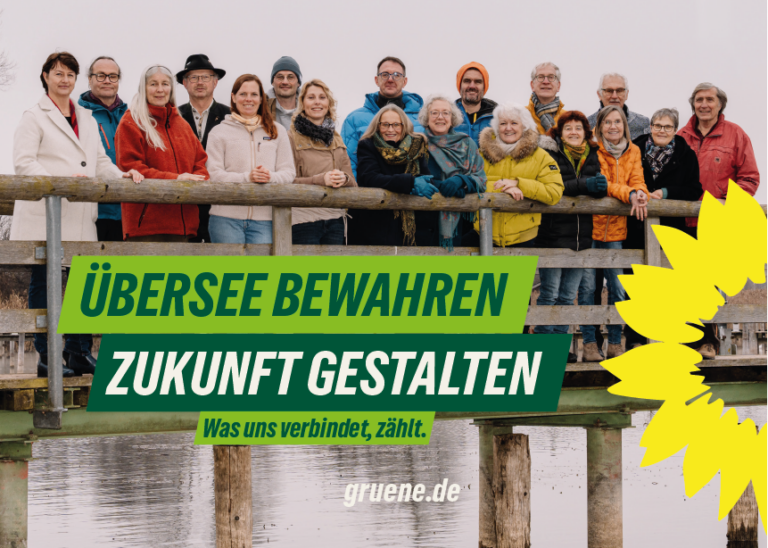 Unser Flyer für die Wahl des Überseer Gemeinderates ist fertig