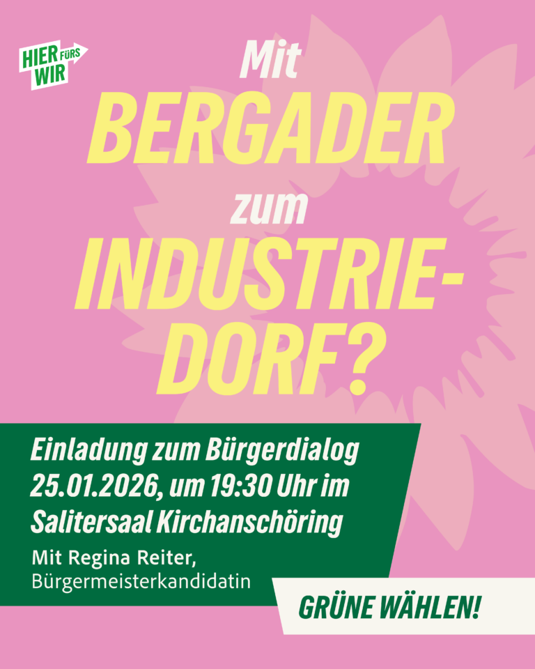 Bürgerdialog mit der Bürgermeisterkandidatin Regina Reiter in Kirchanschöring