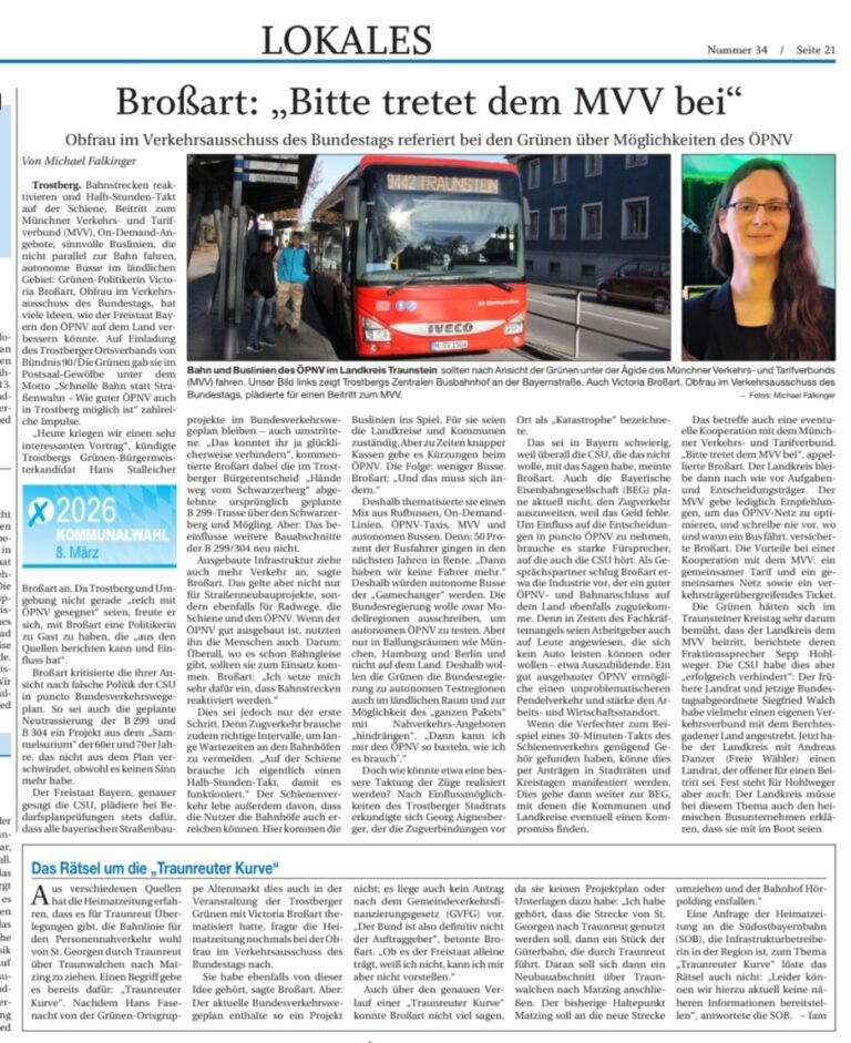 Broßart: „Bitte tretet dem MVV bei“