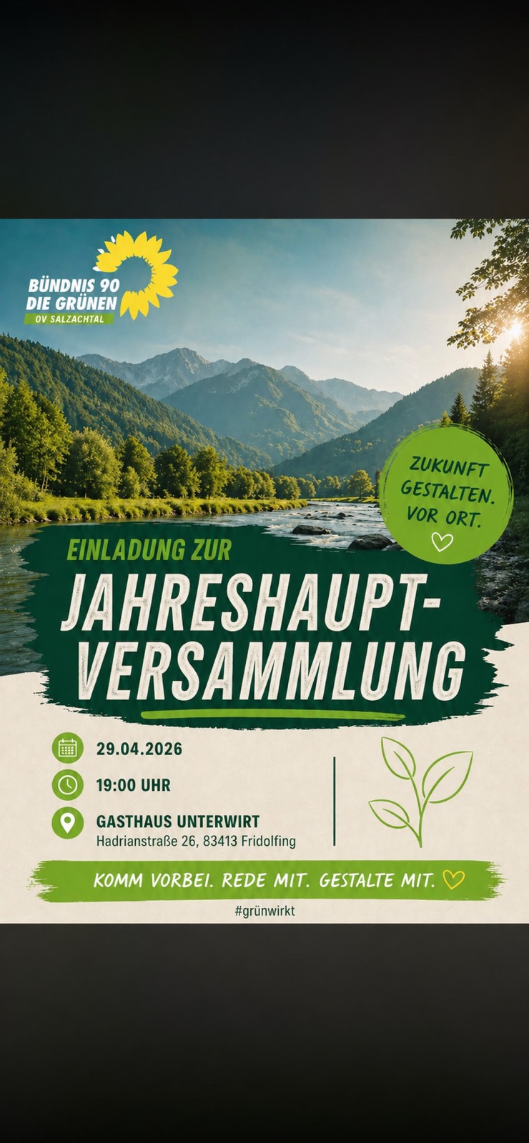 Jahreshauptversammlung OV Salzachtal